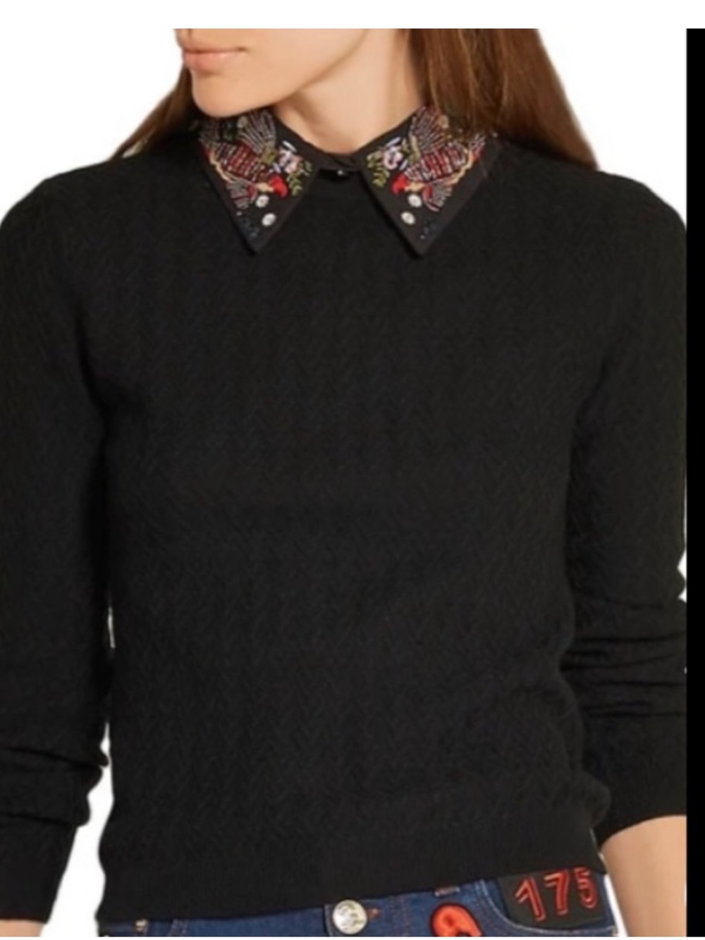 ALICE + OLIVIA Brooke Embellished sweater XS